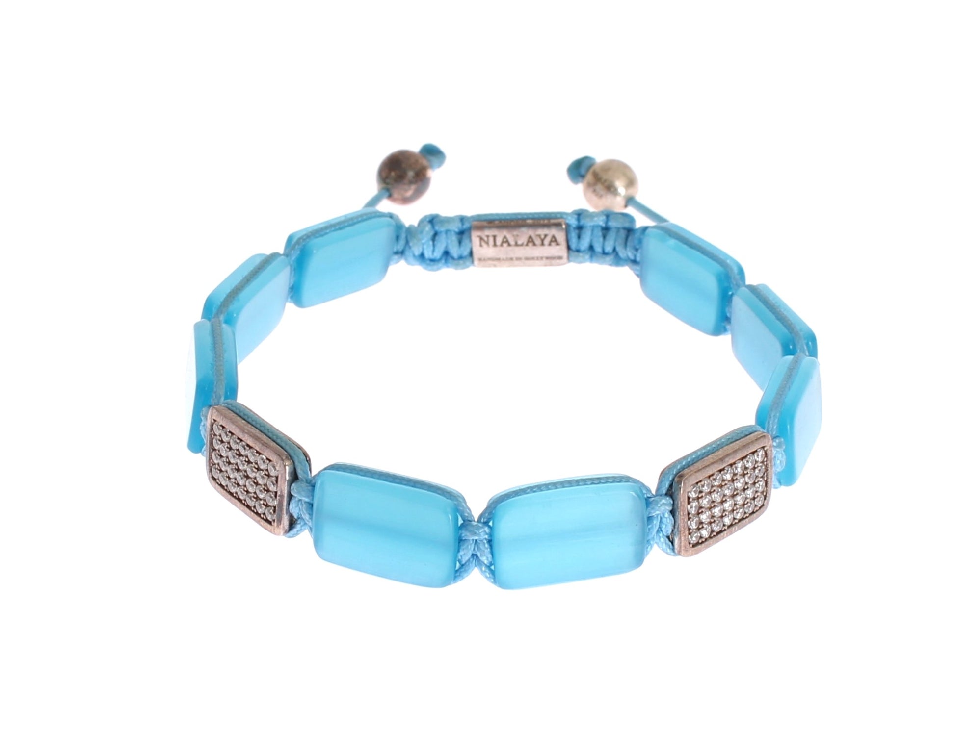 Bracelet Nialaya en argent 925 et opale CZ