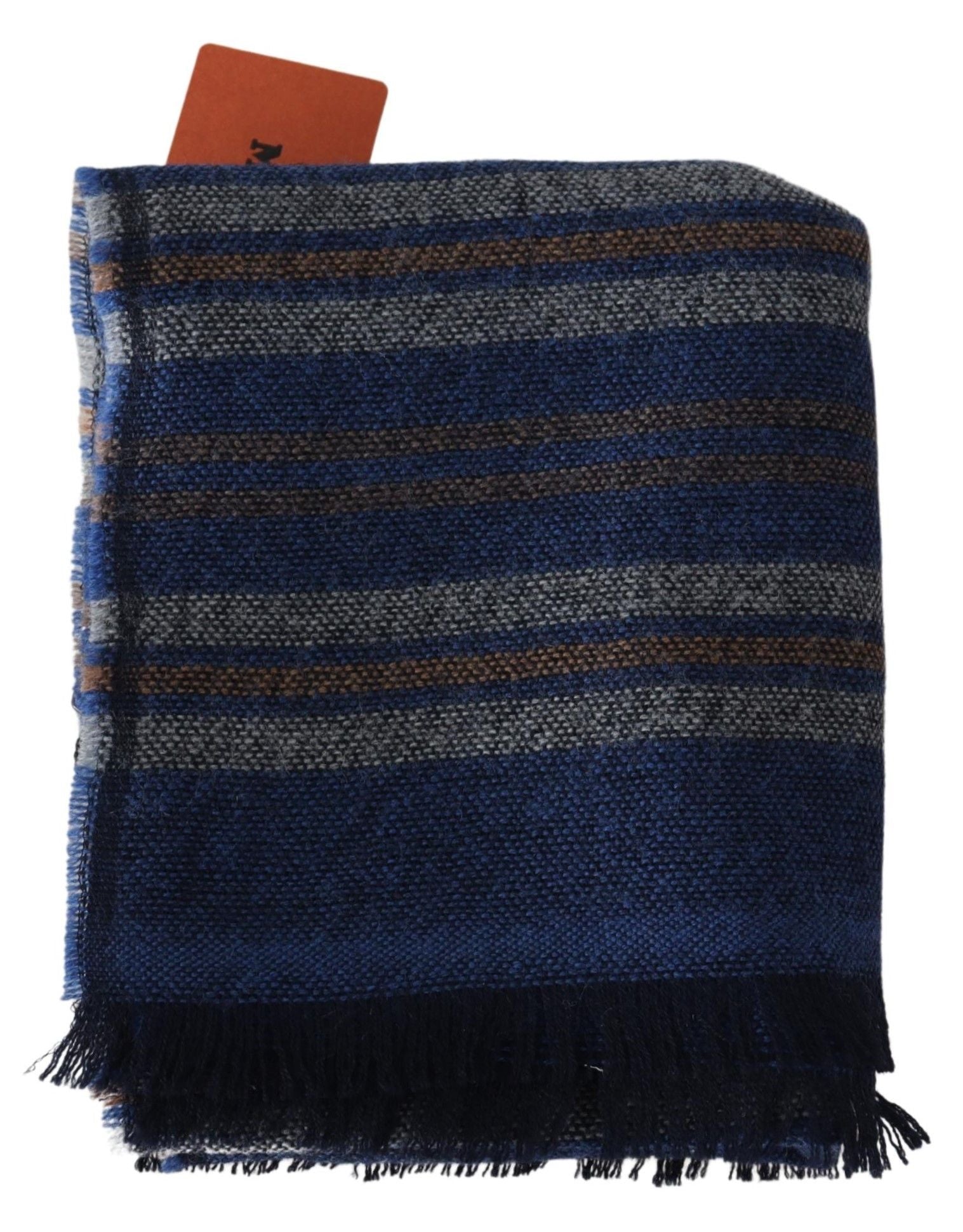 Châle unisexe en laine à rayures multicolores Missoni