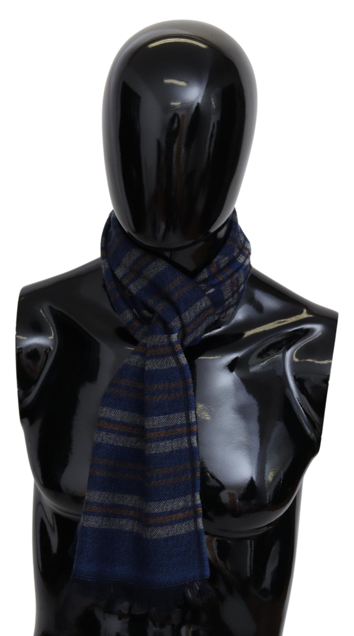 Châle unisexe en laine à rayures multicolores Missoni