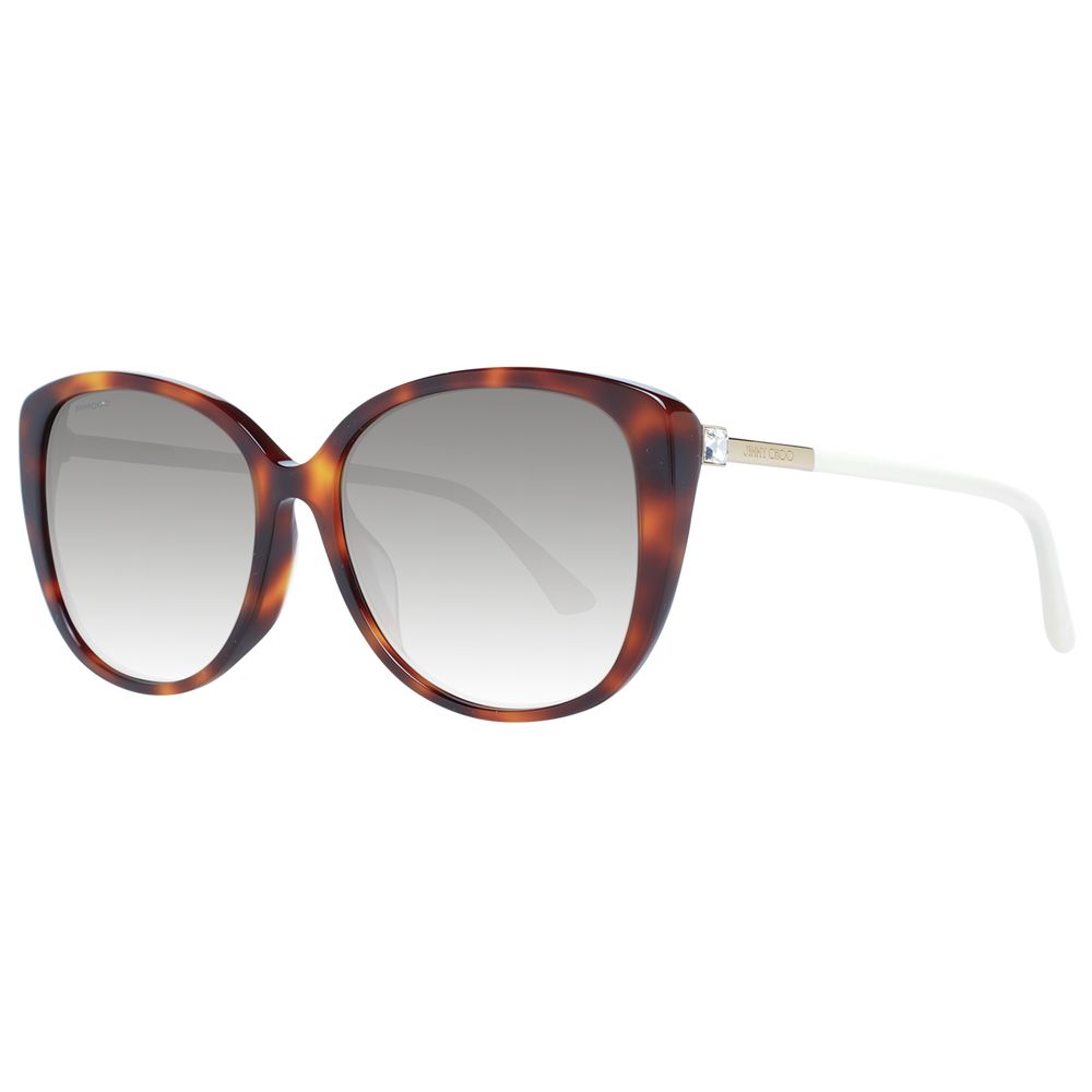 Lunettes de soleil Jimmy Choo marron pour femme