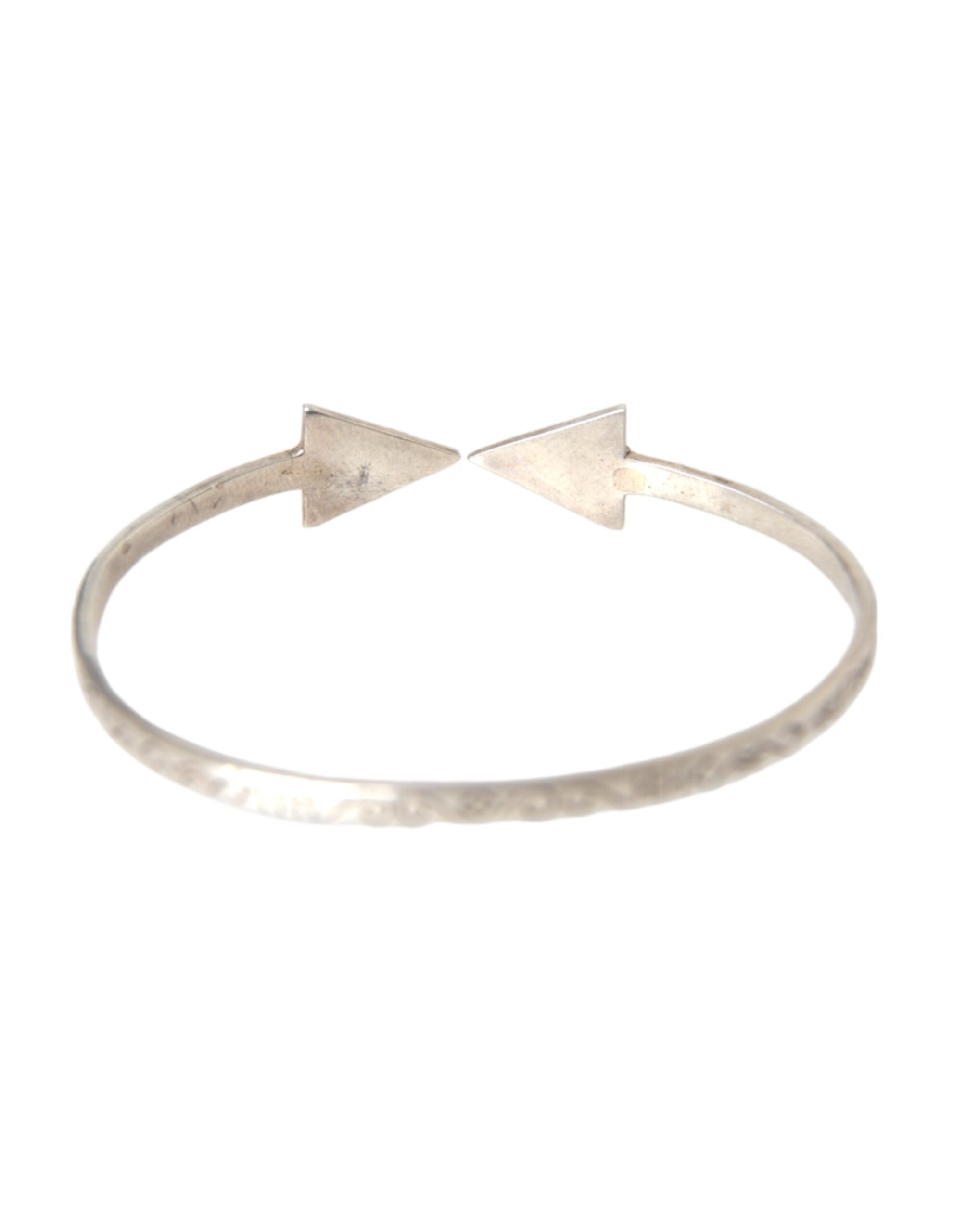 Bracelet jonc Nialaya Arrow en argent 925 pour femme