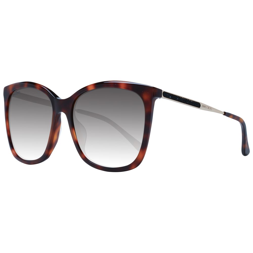Lunettes de soleil Jimmy Choo marron pour femme