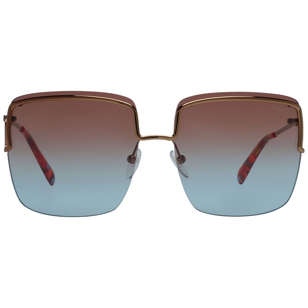Lunettes de soleil bronze Emilio Pucci pour femme