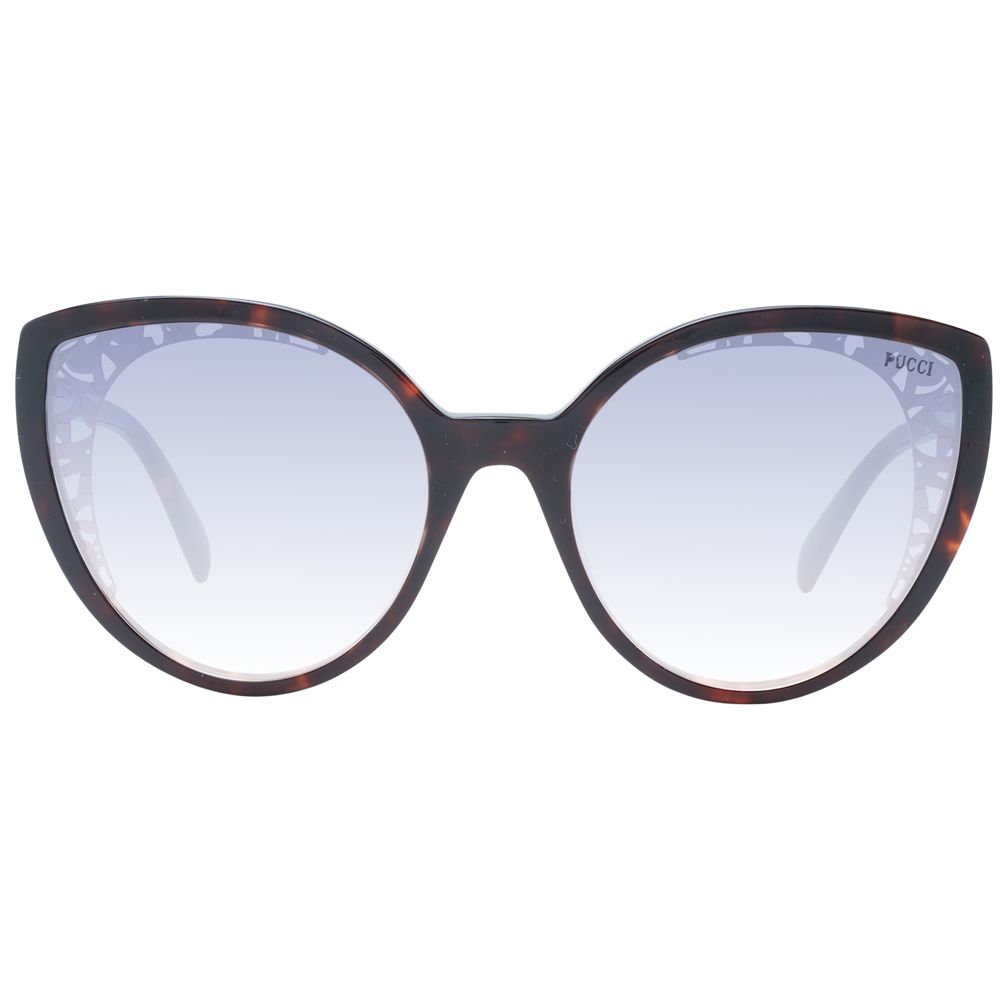 Lunettes de soleil marron pour femme Emilio Pucci