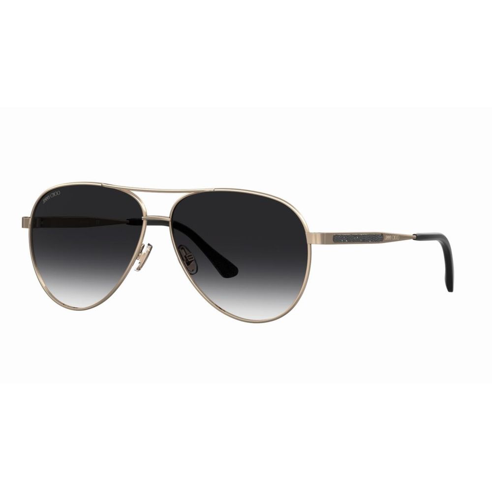 Lunettes de soleil Jimmy Choo en métal doré