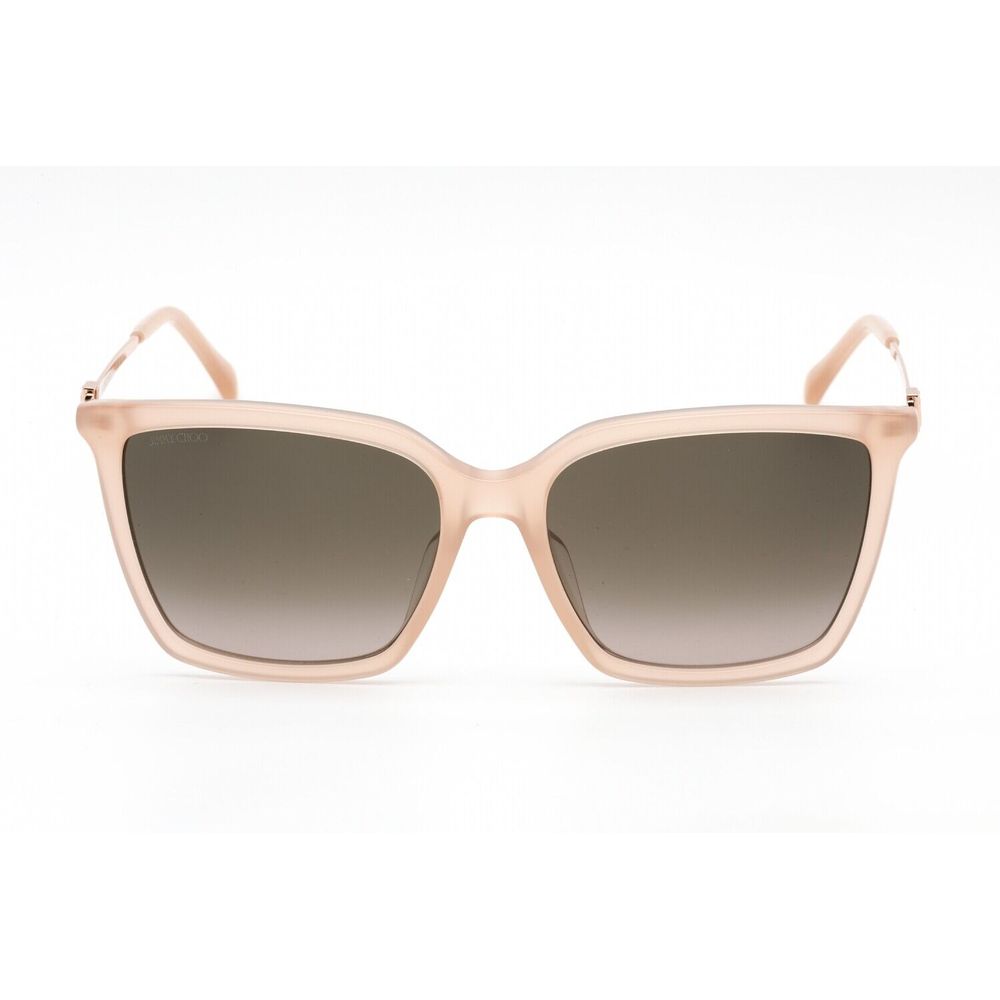 Lunettes de soleil Jimmy Choo en métal doré