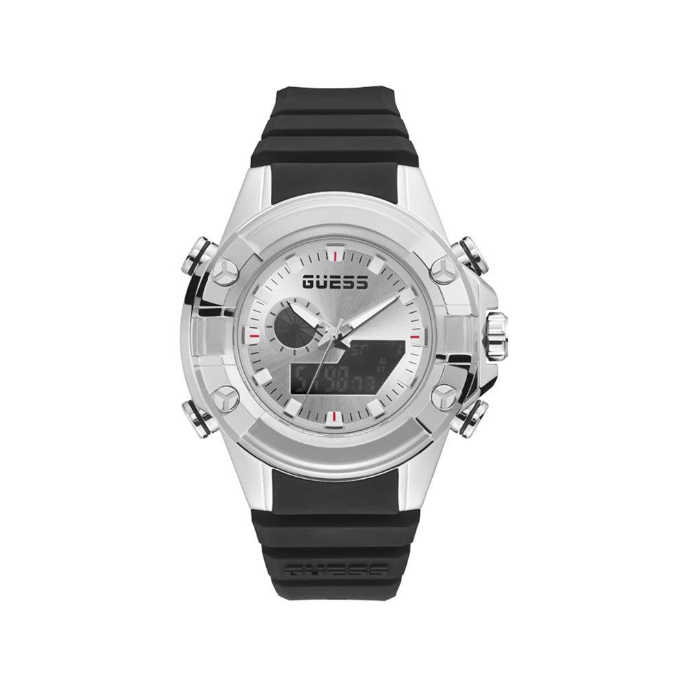 Montre synthétique noire Guess