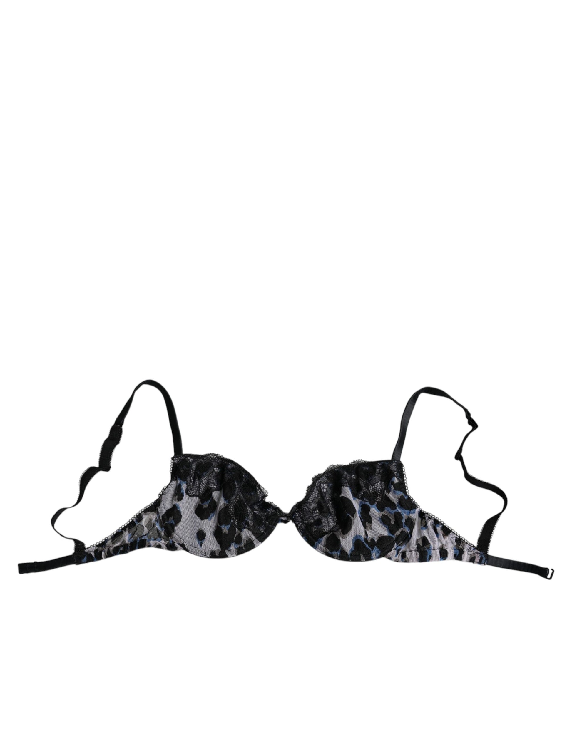 Soutien-gorge push-up léopard blanc Roberto Cavalli Reggiseno