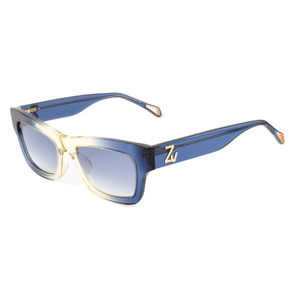 Lunettes de soleil en acétate bleu Zadig & Voltaire