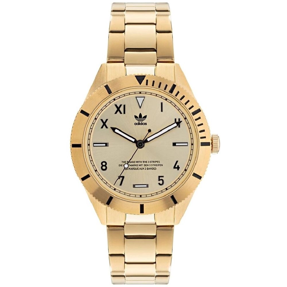 Montre Adidas en acier inoxydable doré