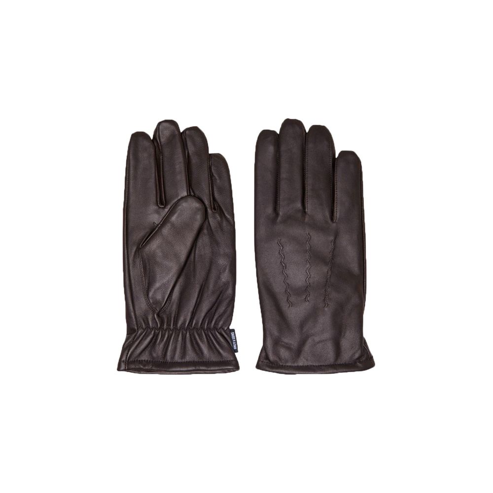 Gants en cuir marron Only & Sons