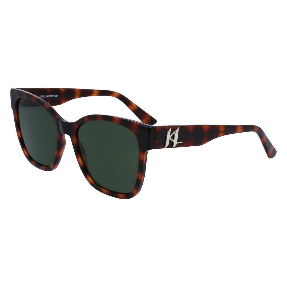 Lunettes de soleil injectées marron Karl Lagerfeld