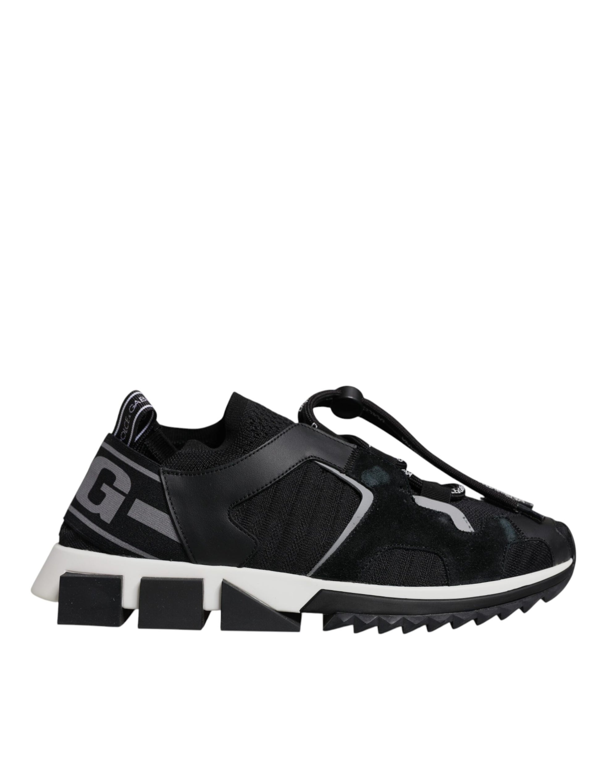 Baskets de randonnée Sorrento noires en maille Dolce & Gabbana