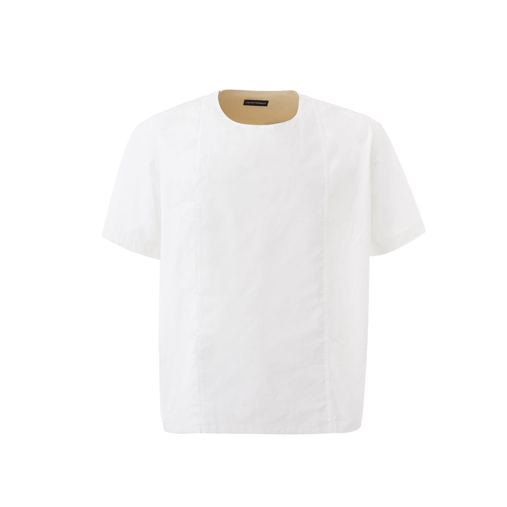 T-shirt en coton blanc Emporio Armani