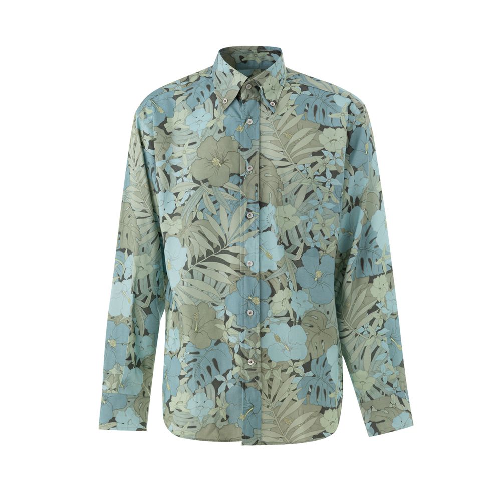 Chemise Tom Ford en lyocell bleu
