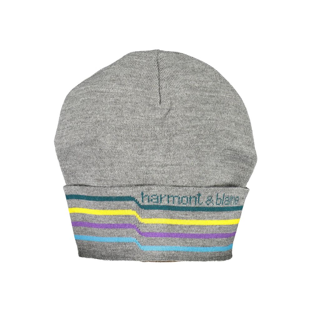 Casquette homme en laine grise Harmont & Blaine