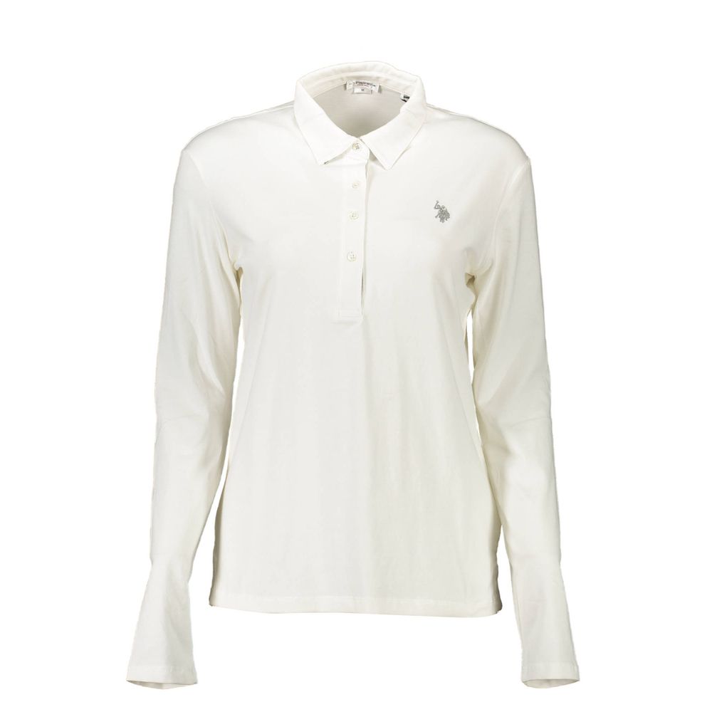 Polo femme blanc en coton US POLO ASSN.