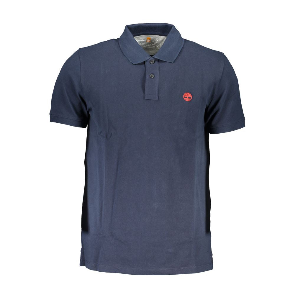 Polo en coton bleu Timberland