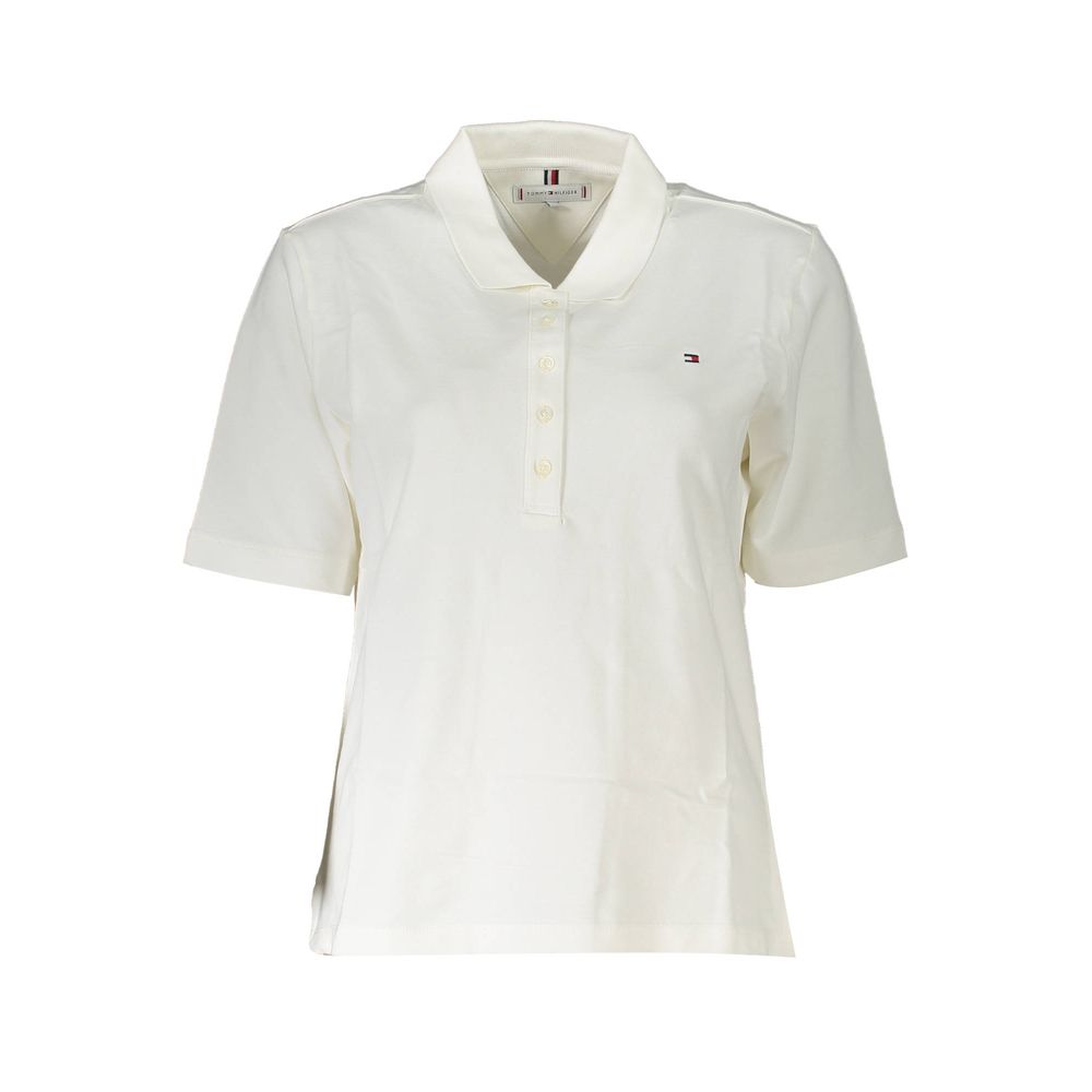 Polo en coton blanc Tommy Hilfiger