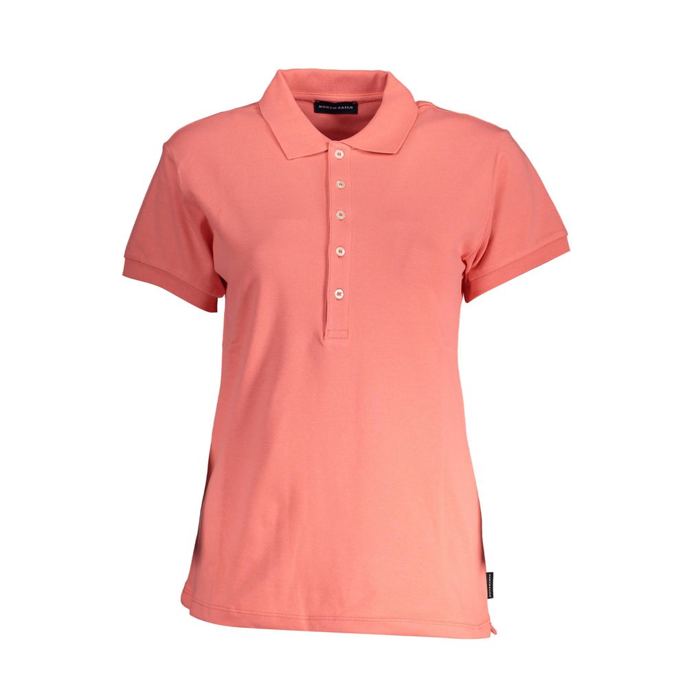 Polo femme en coton rose North Sails