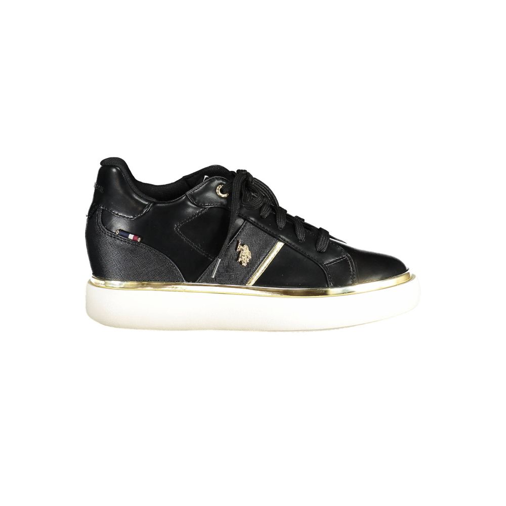 Baskets noires en polyester pour femme US POLO ASSN.