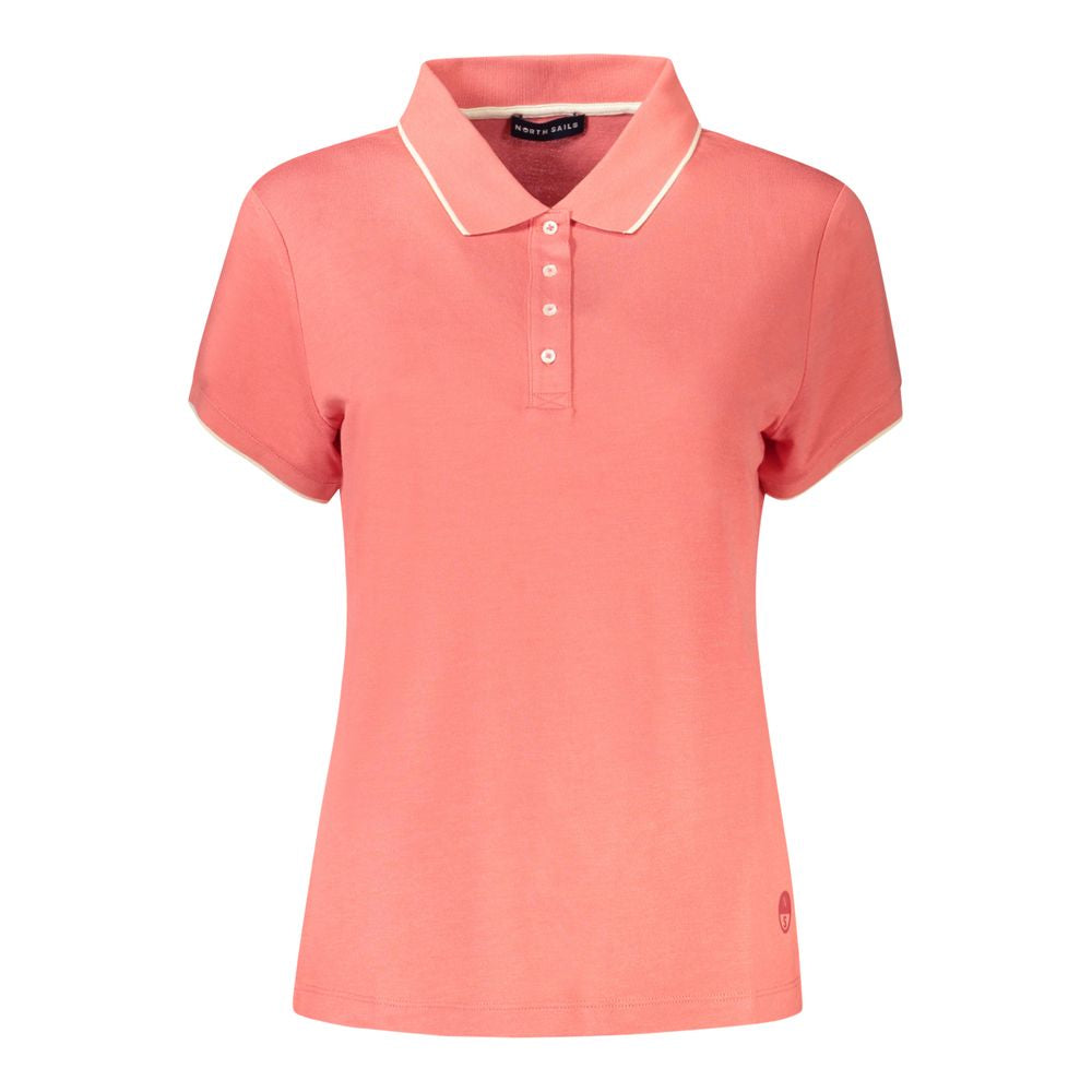 Polo femme en coton rose North Sails