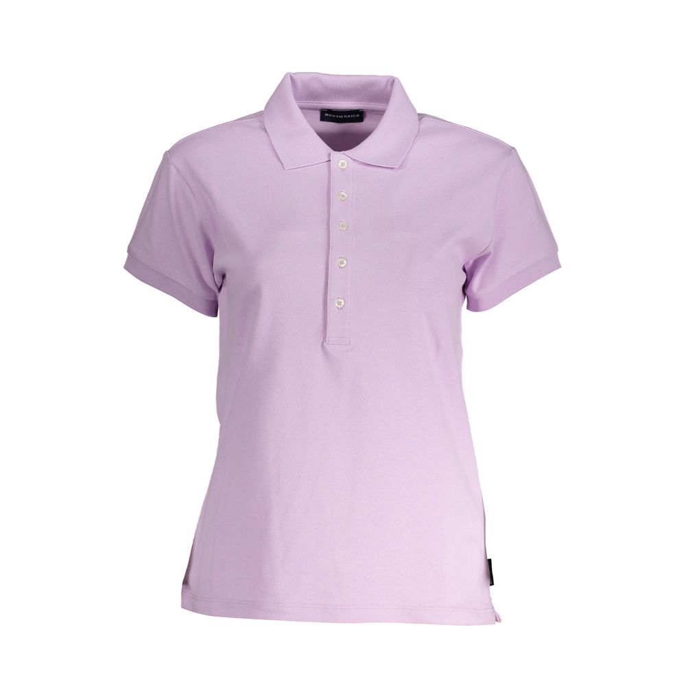 Polo femme en coton rose North Sails