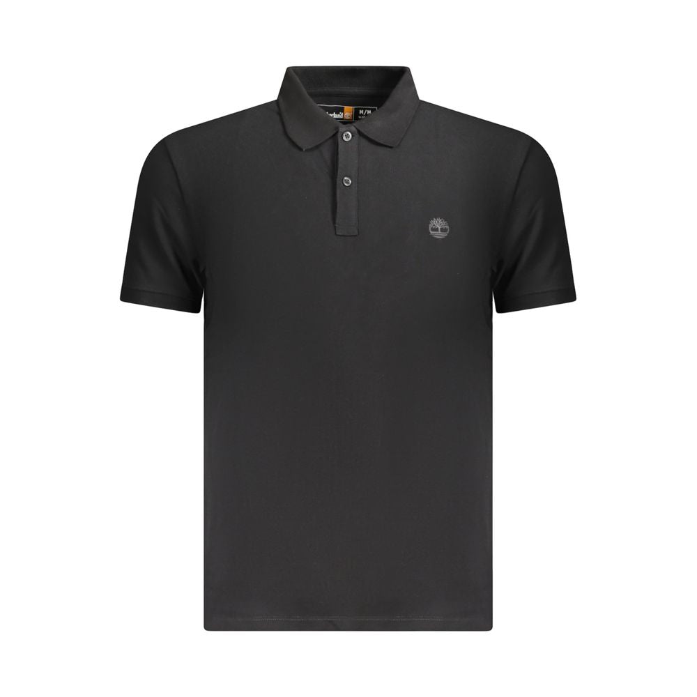 Polo Timberland en coton noir pour homme