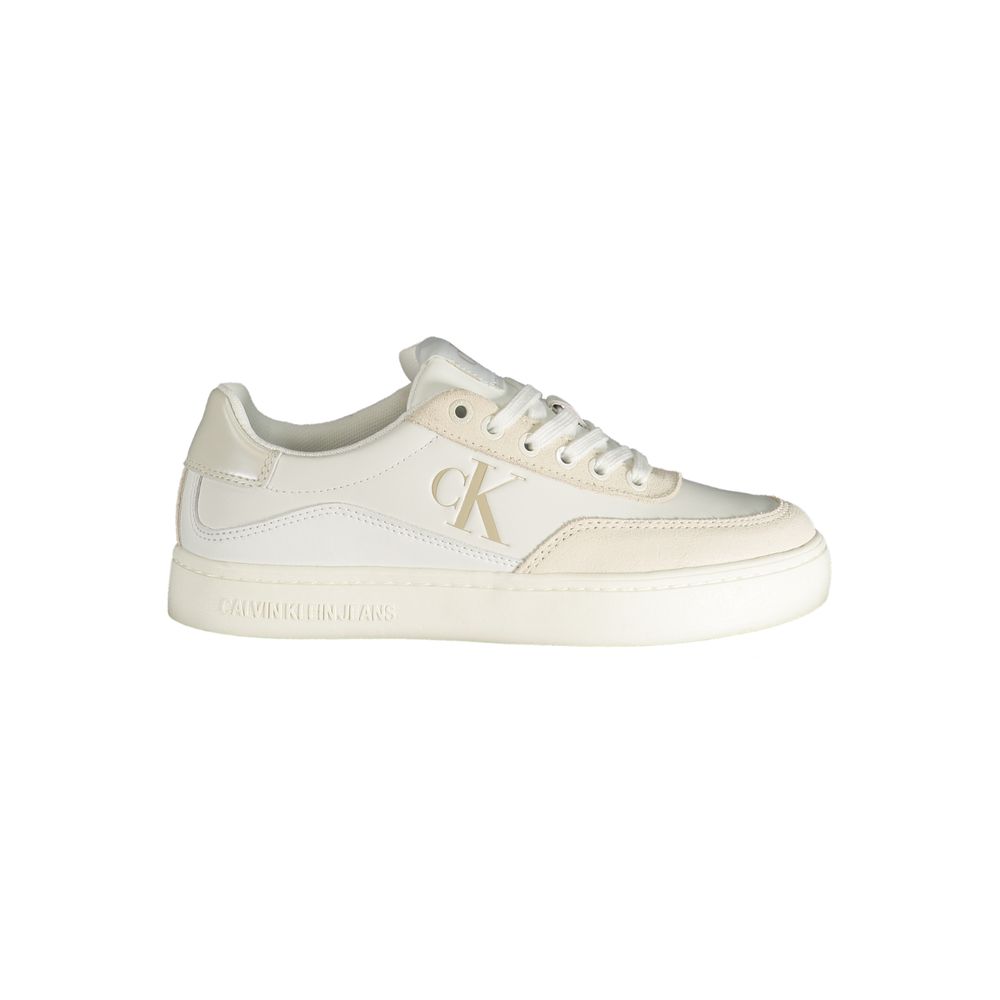 Baskets Calvin Klein en polyester blanc