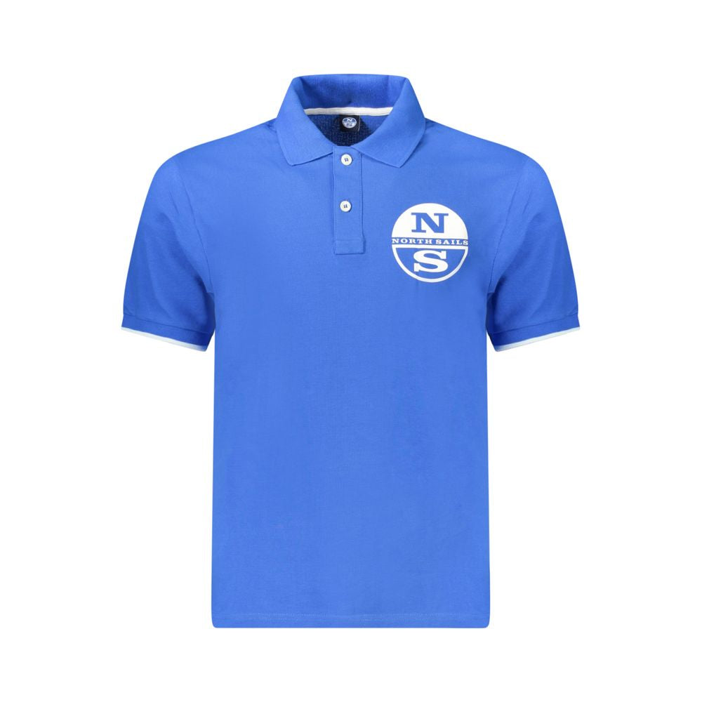 Polo North Sails bleu en coton pour homme