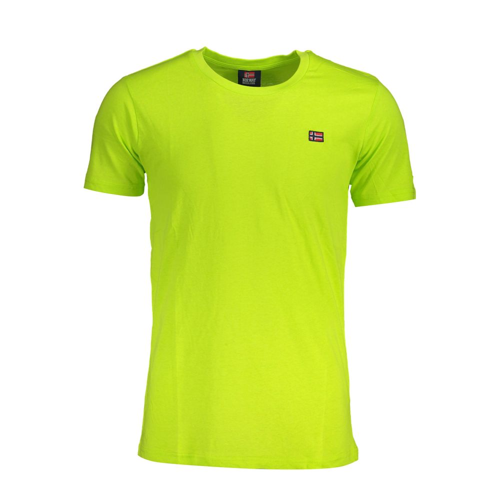 T-shirt homme en coton jaune Norvège 1963