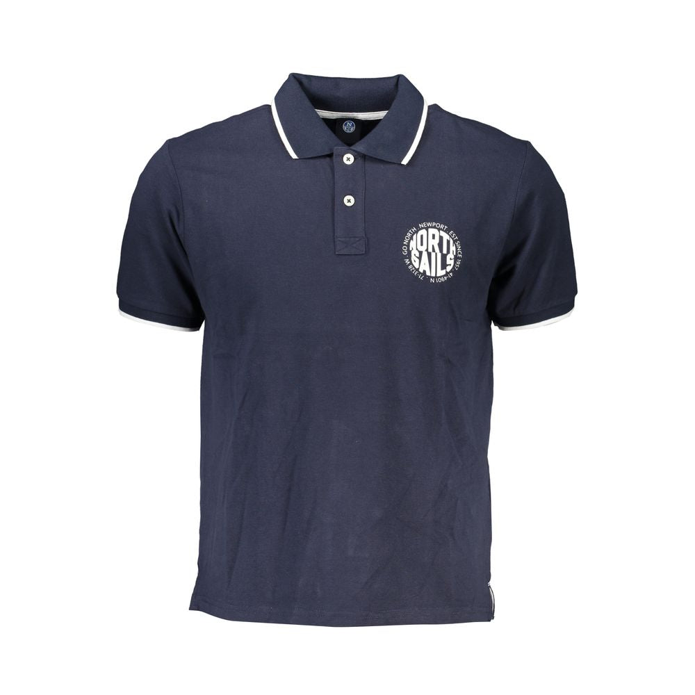 Polo en coton bleu North Sails