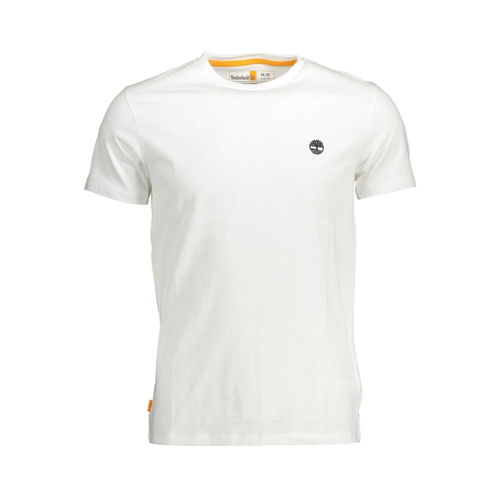 T-shirt Timberland blanc en coton biologique pour homme