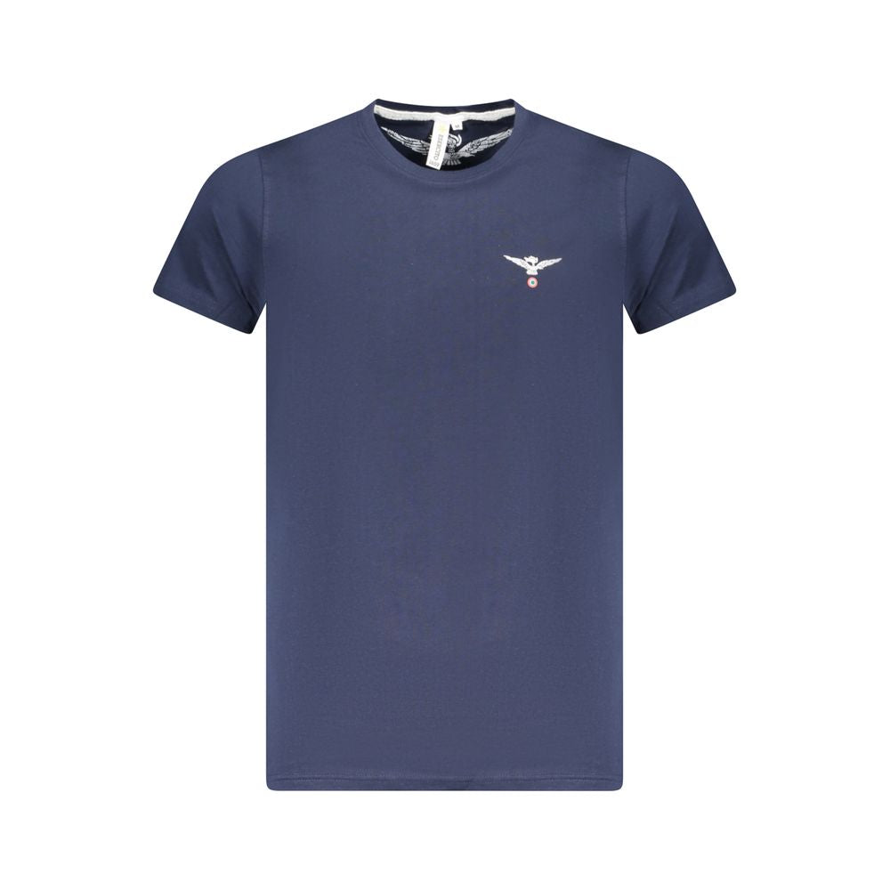 T-shirt en coton bleu Accademia Militare