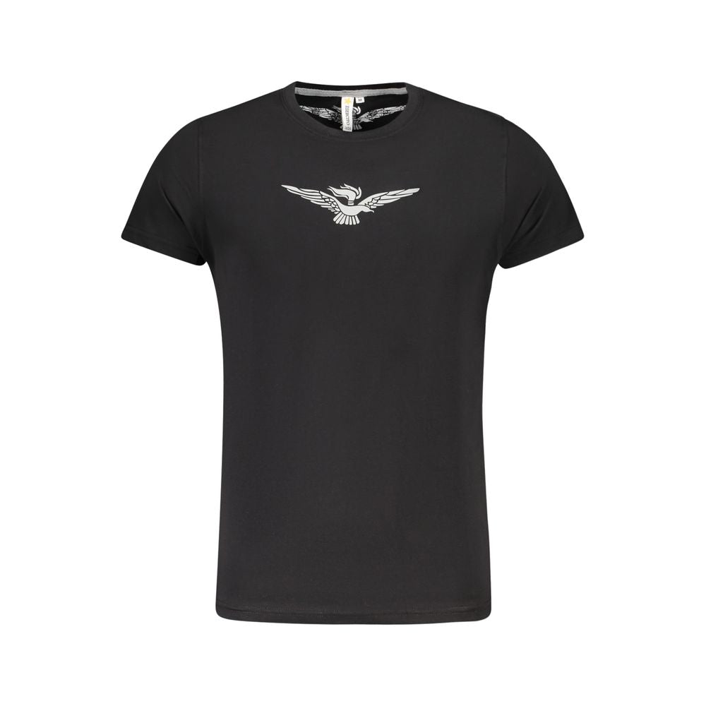 T-shirt en coton noir Accademia Militare