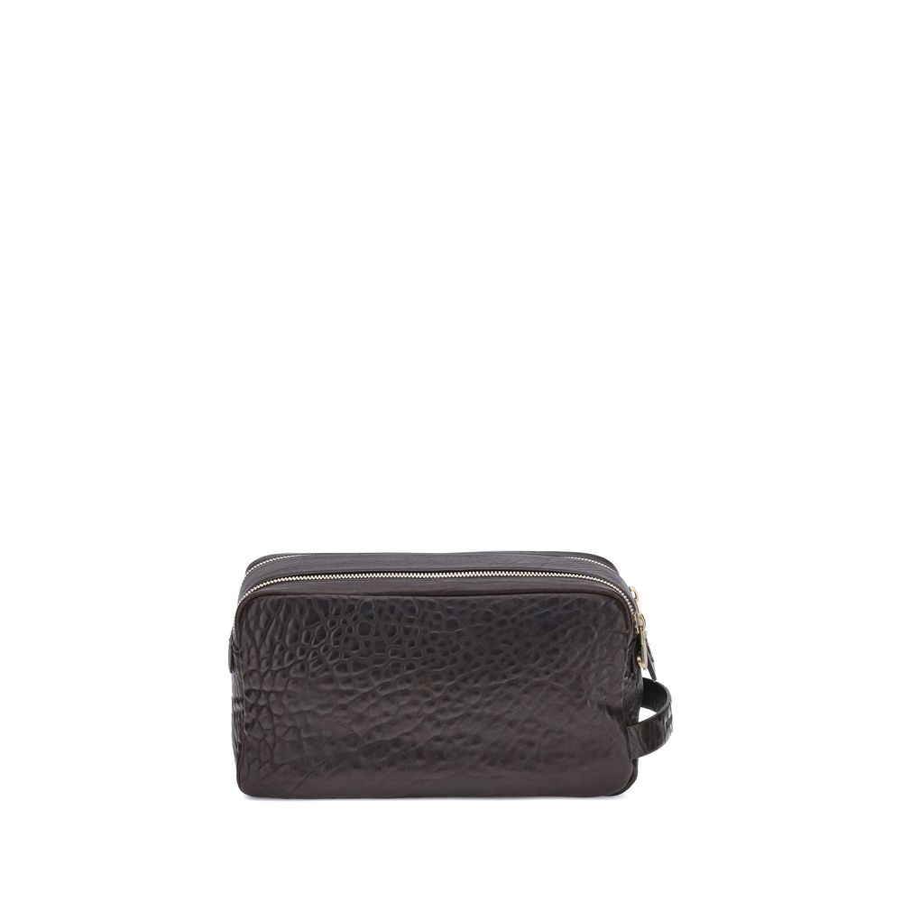 Trousse de beauté en cuir Brunello Cucinelli