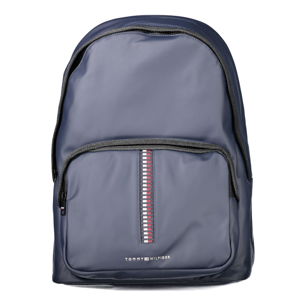 Sac à dos en polyéthylène bleu Tommy Hilfiger