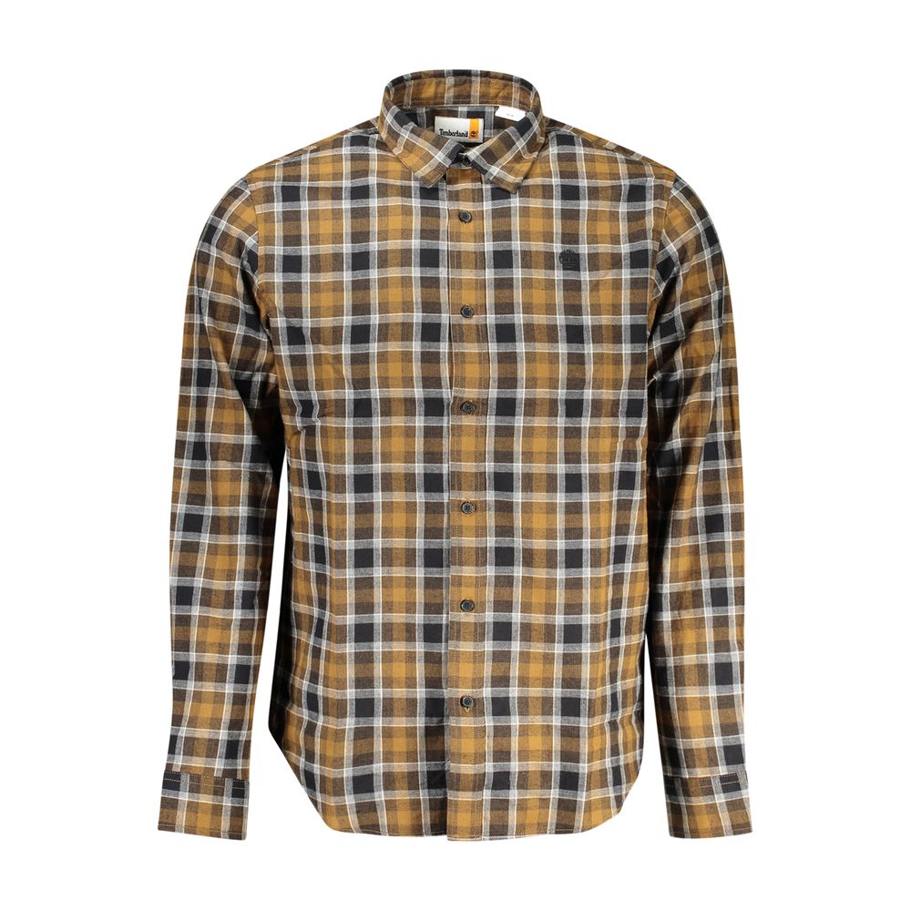 Chemise en coton marron Timberland