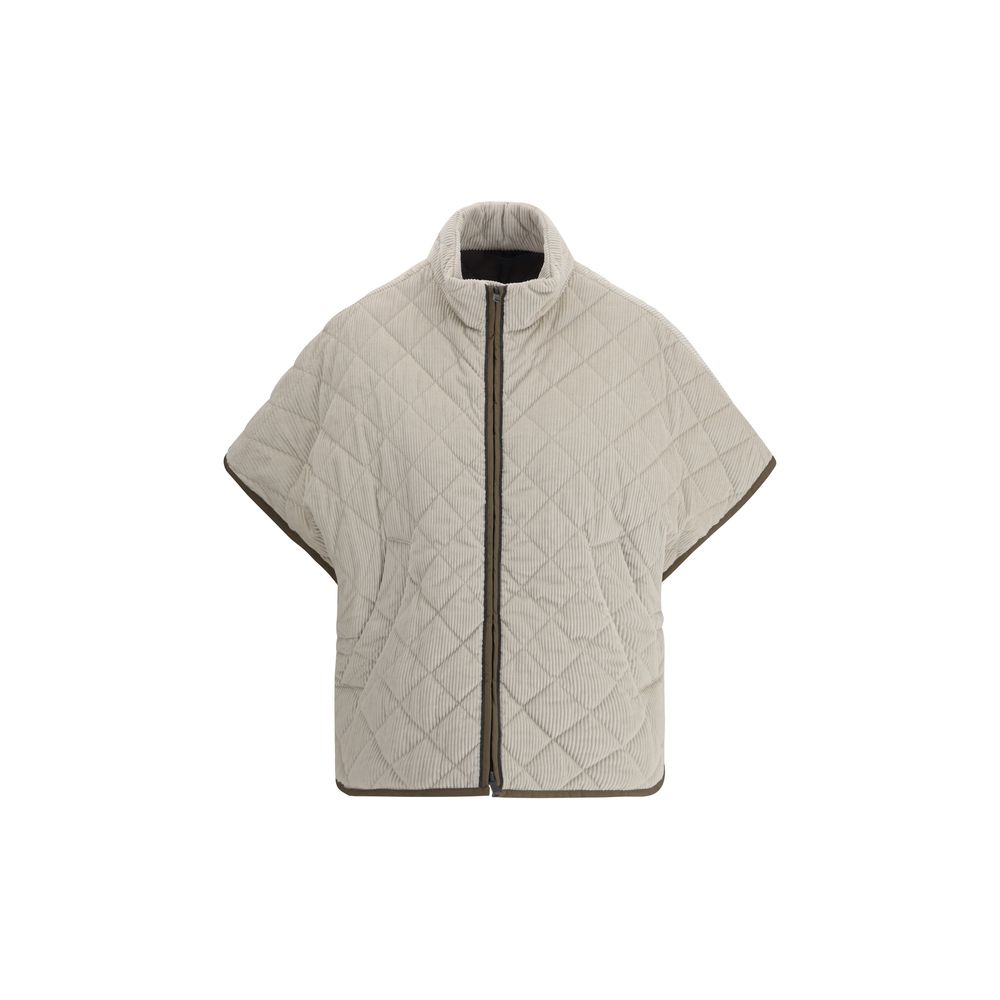 Veste matelassée en velours côtelé Brunello Cucinelli