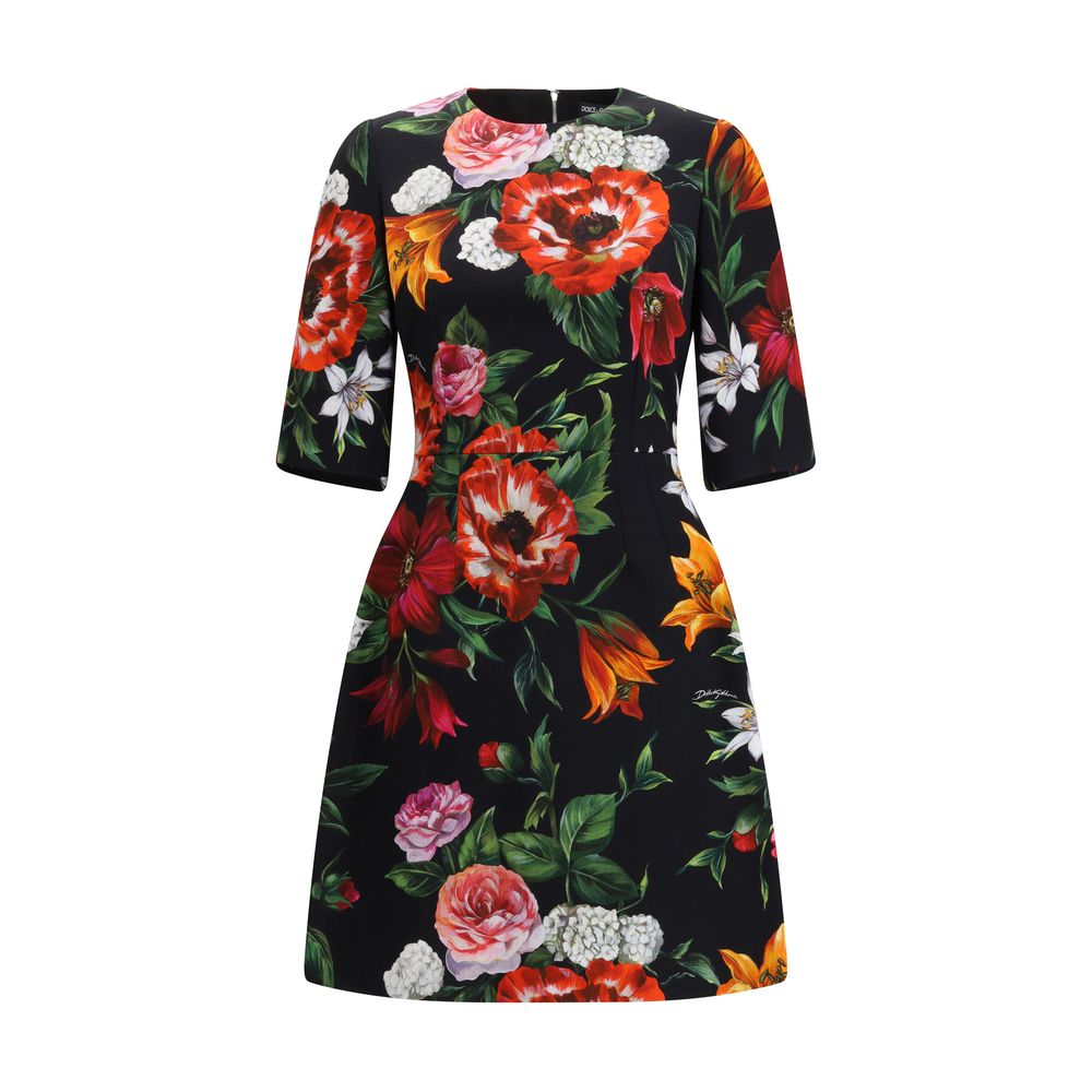Robe midi fleurie Dolce & Gabbana