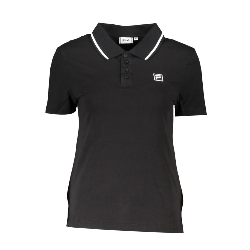 Polo Fila en coton noir