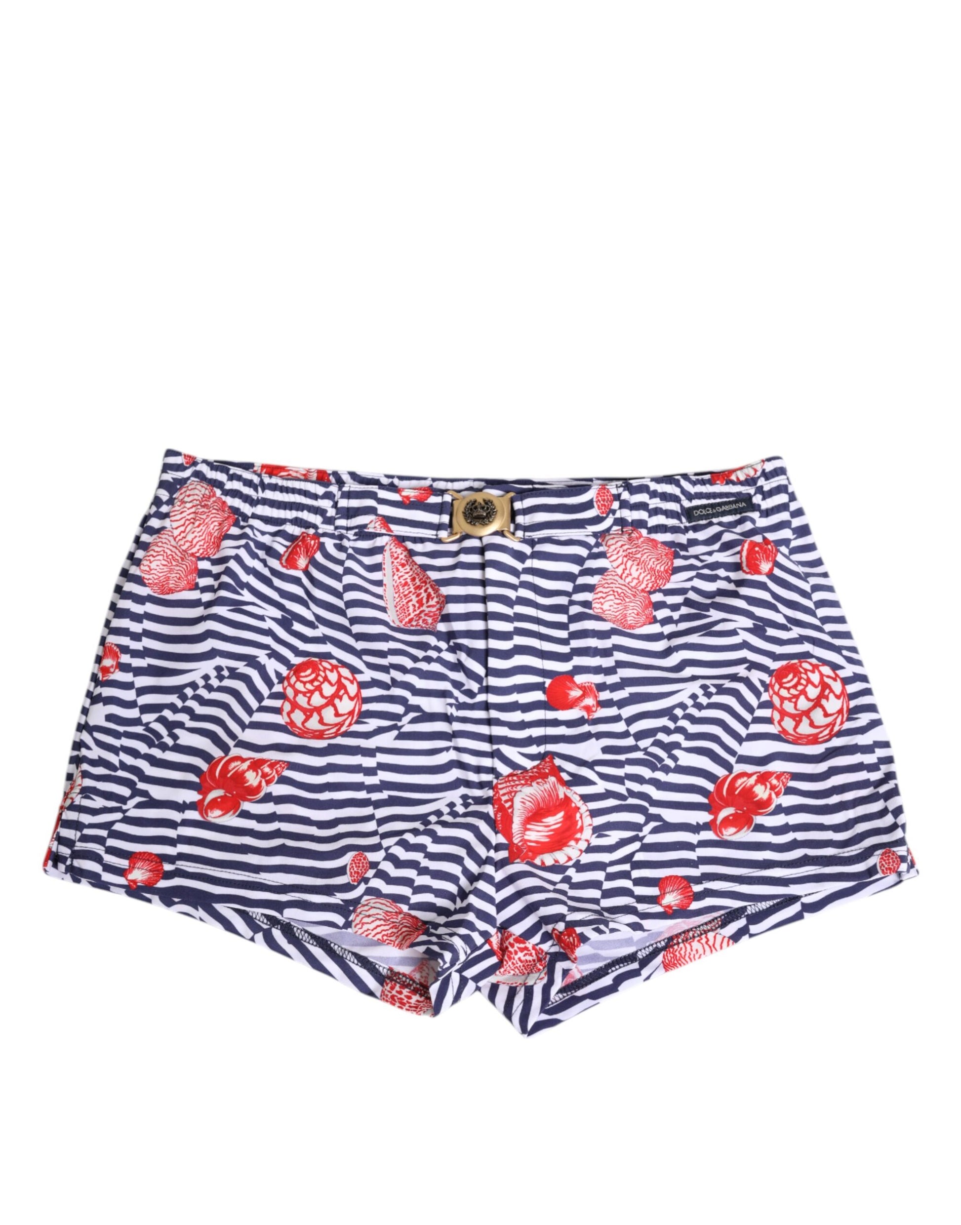 Maillot de bain à rayures multicolores Dolce & Gabbana