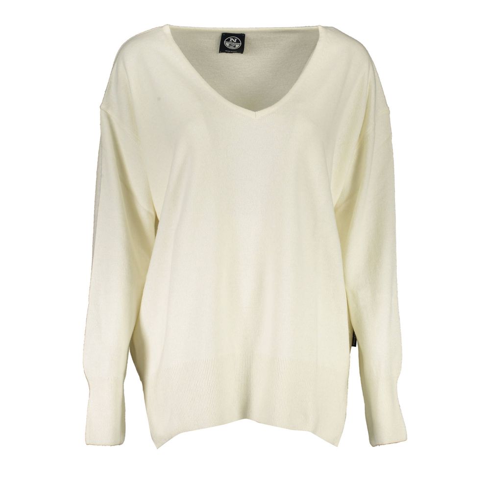 Pull en laine blanche North Sails