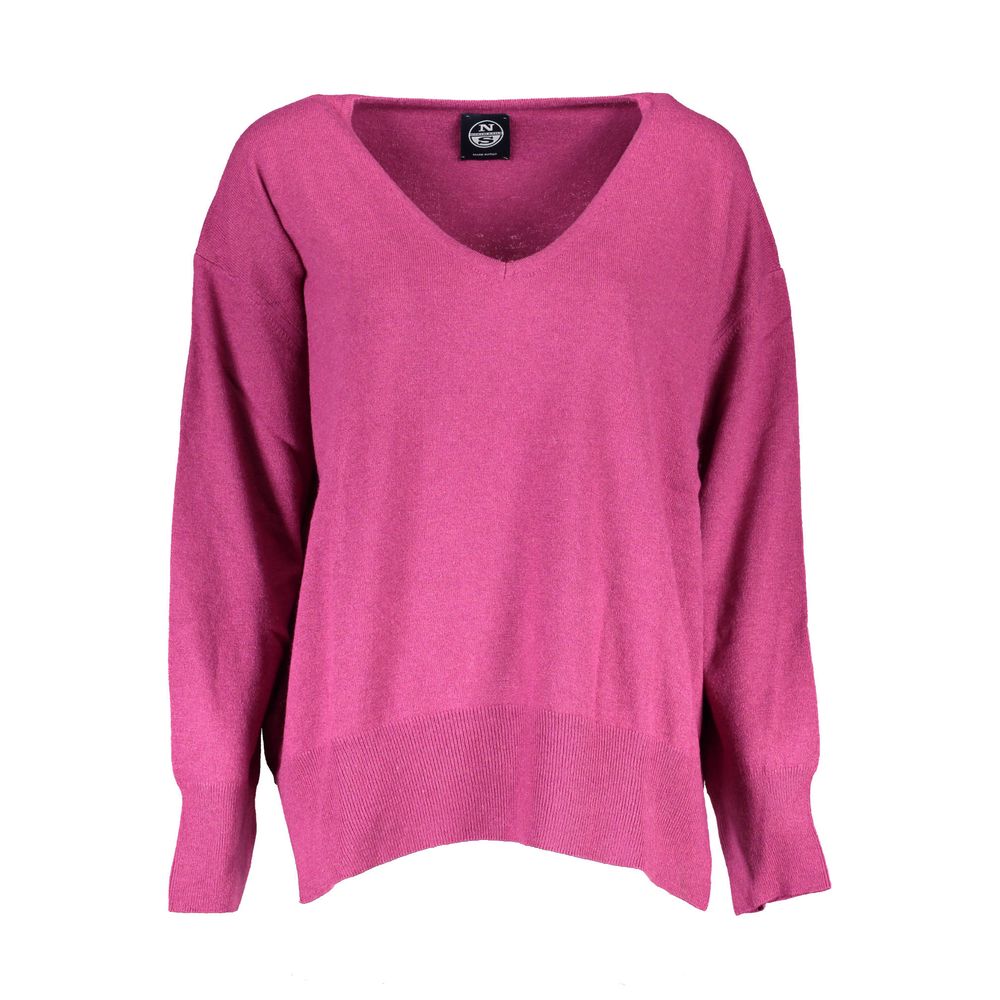 Pull en laine violet North Sails