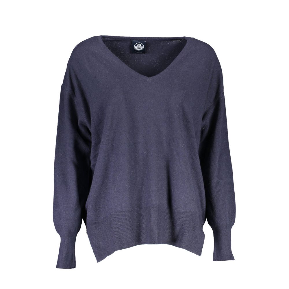 Pull en laine bleu North Sails