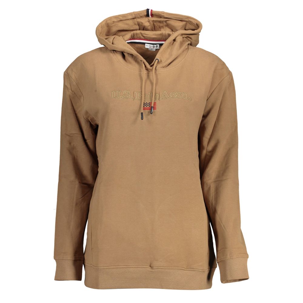 Pull en coton marron US POLO ASSN.
