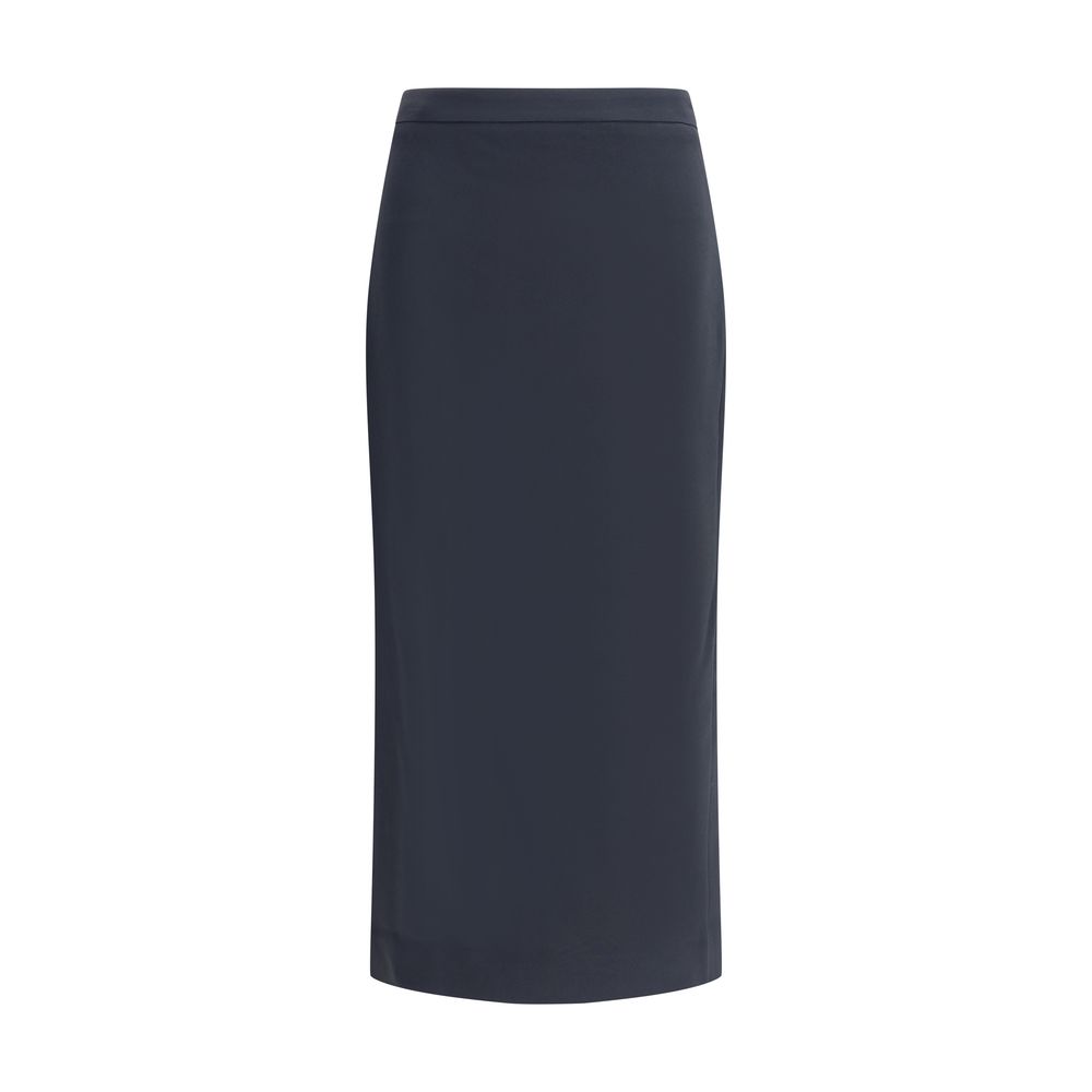 Jupe midi Givenchy avec détail plissé