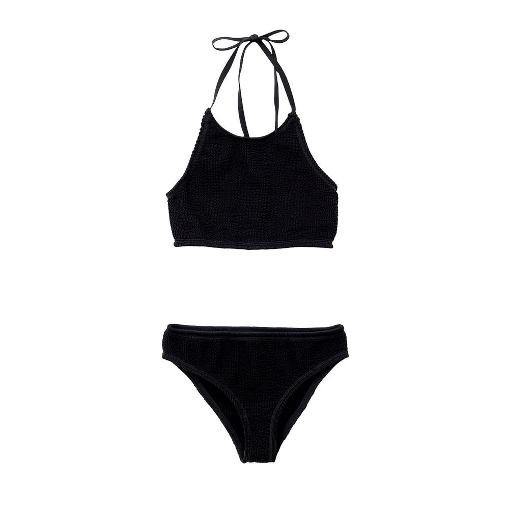 Bikini Bottega Veneta en polyamide noir