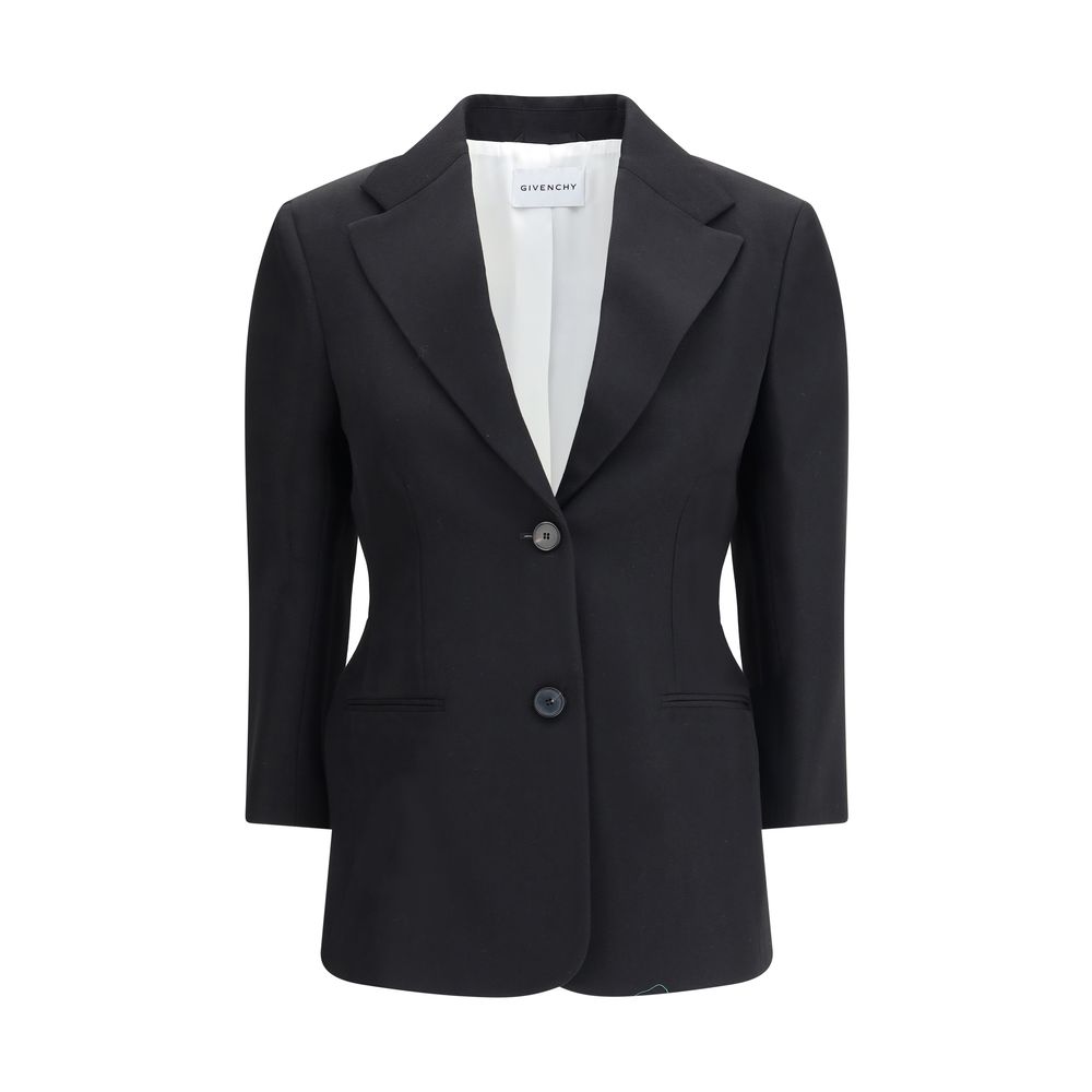 Blazer en laine à simple boutonnage Givenchy