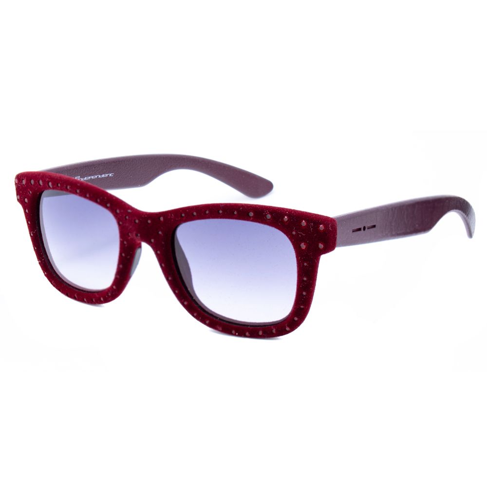 Lunettes de soleil en acétate bordeaux Italia Independent